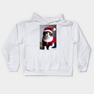 Christmas Cat (Christmas Animals) Kids Hoodie